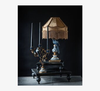 Lampfot Papegoja Blå A Lot Decoration Golv-/bords-/takstativ för lampa Golvstativ Takstativ Bordsstativ Hängsystem Stativ