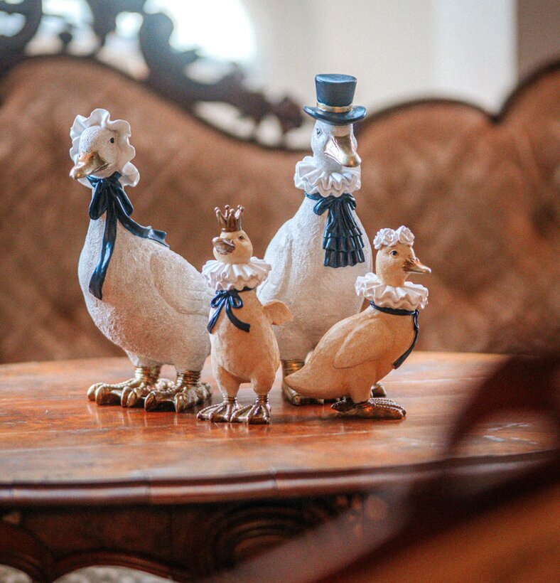 Dekoration Herr Anka Fru Ankunge Krona Rosenkrans A Lot Decoration Övrig prydnad/dekoration för inredning innemiljö