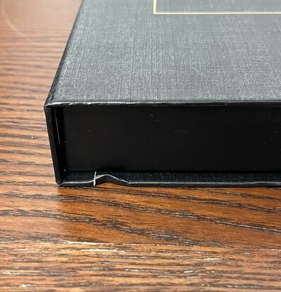 Brandfilt Svart/Guld Tablebook (fynd-id 1) Solstickan