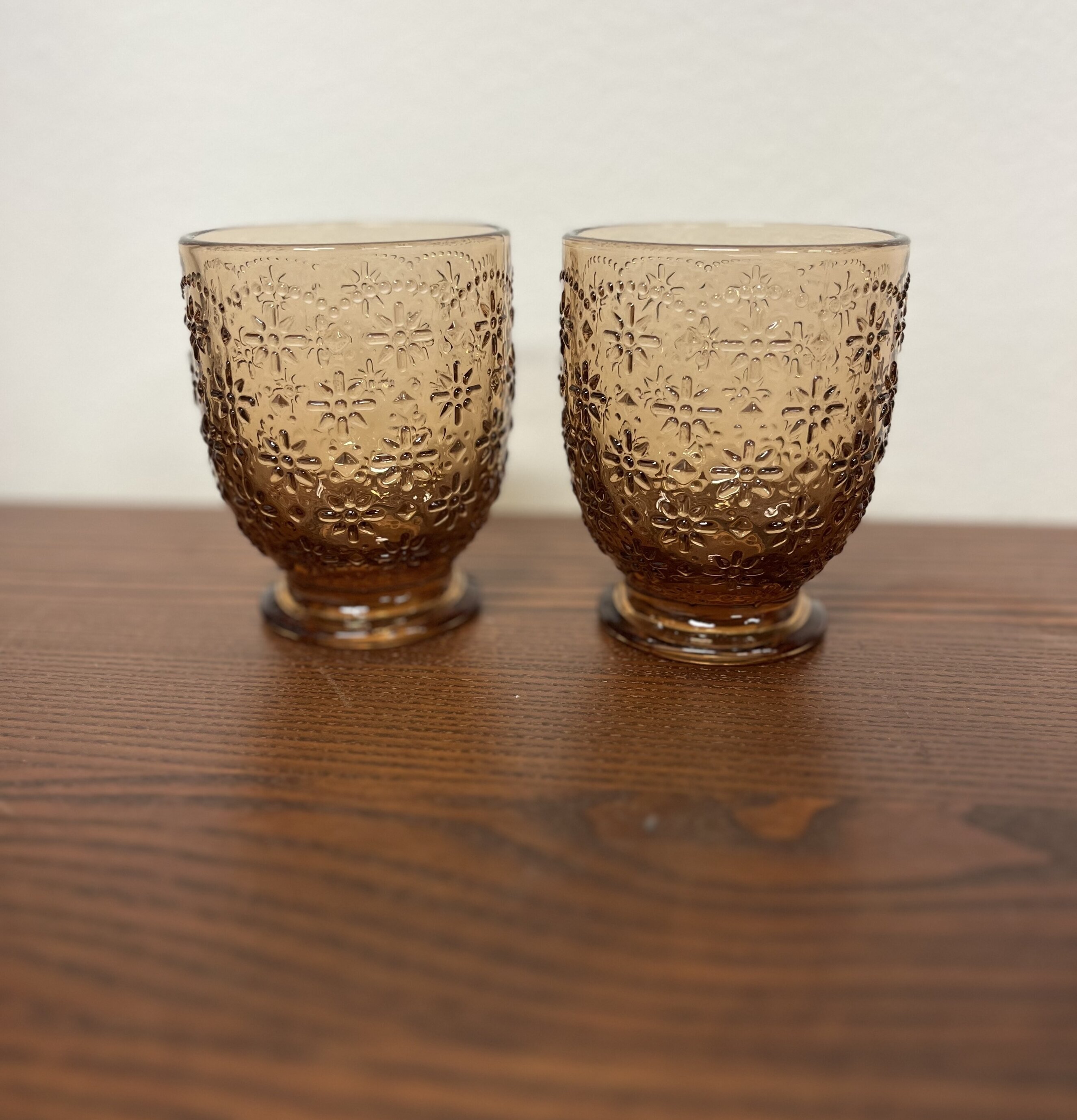 Saint-Émilion Reliefglas - Honung (fynd-id 1) 2) Chic Antique