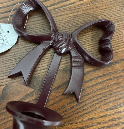 Ljusstake Rosett - Vinröd (fynd-id 1) Rice