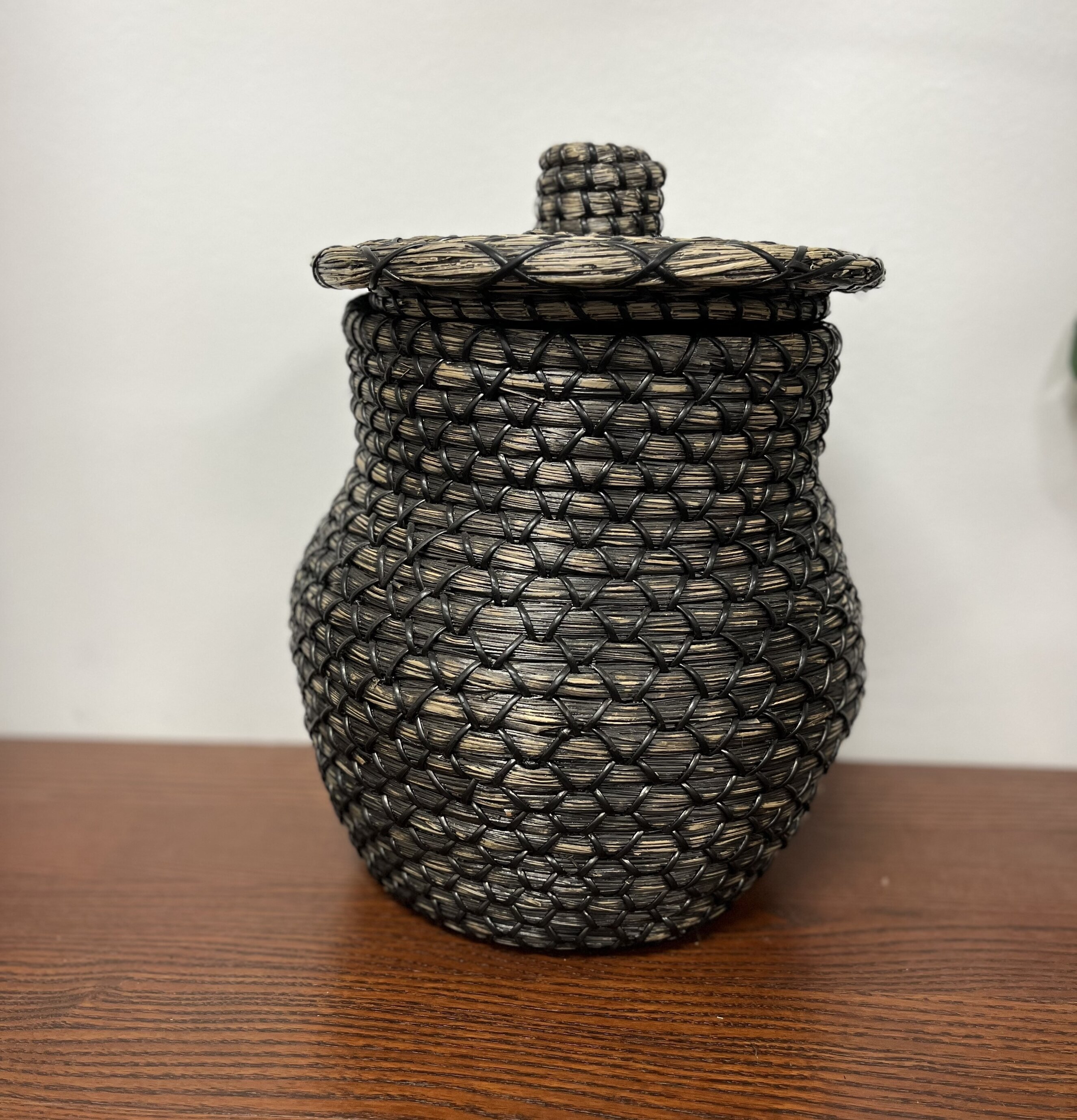 Korg Med Flätat Handtag & Lock - Small (fynd-id 1) Chic Antique