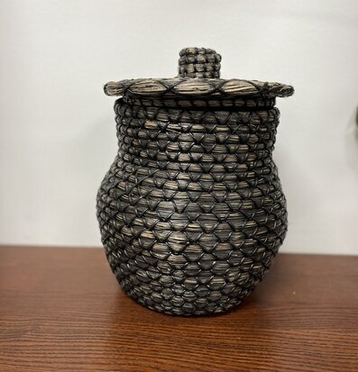 Korg Med Flätat Handtag & Lock - Small (fynd-id 1) Chic Antique