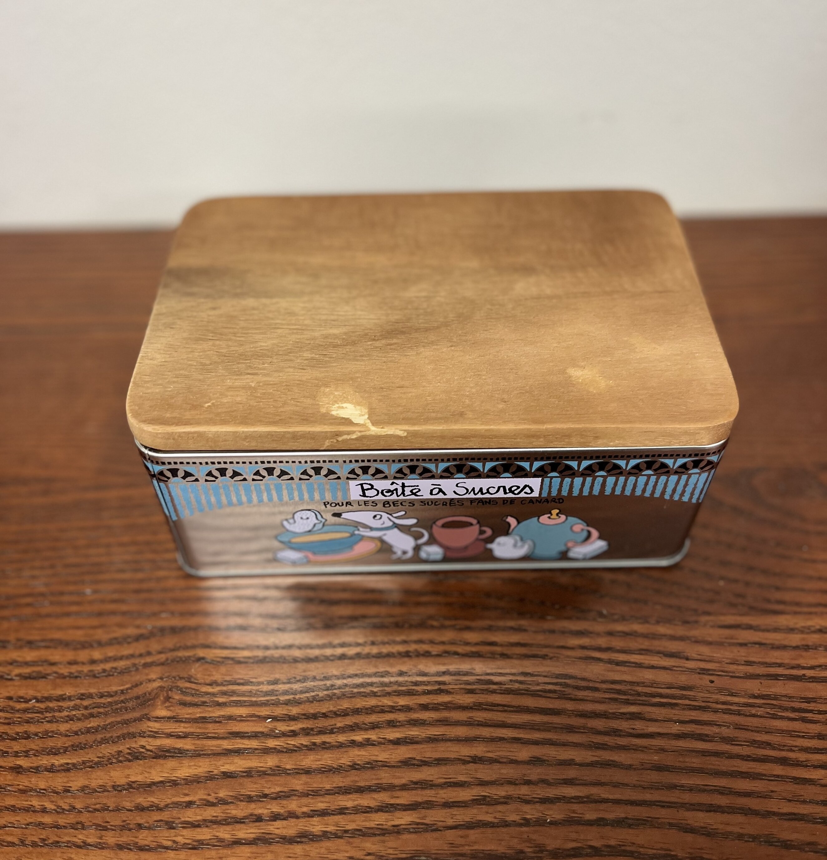 Plåtburk Socker (fynd-id 1) Derriére la porte