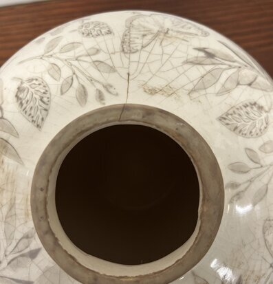 Vas Melinda Beige/Vit (fynd-id 1) Wikholm Form