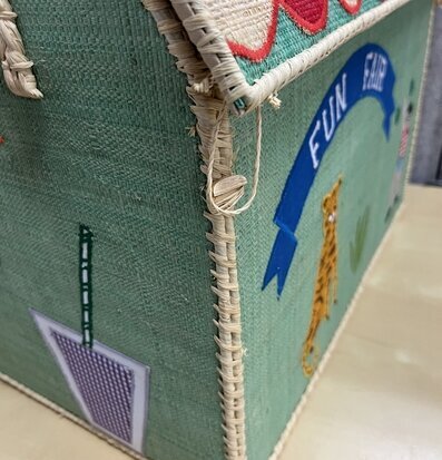 Förvaringshus Fun Fair Theme Blue - Stor (fynd-id 2) Rice