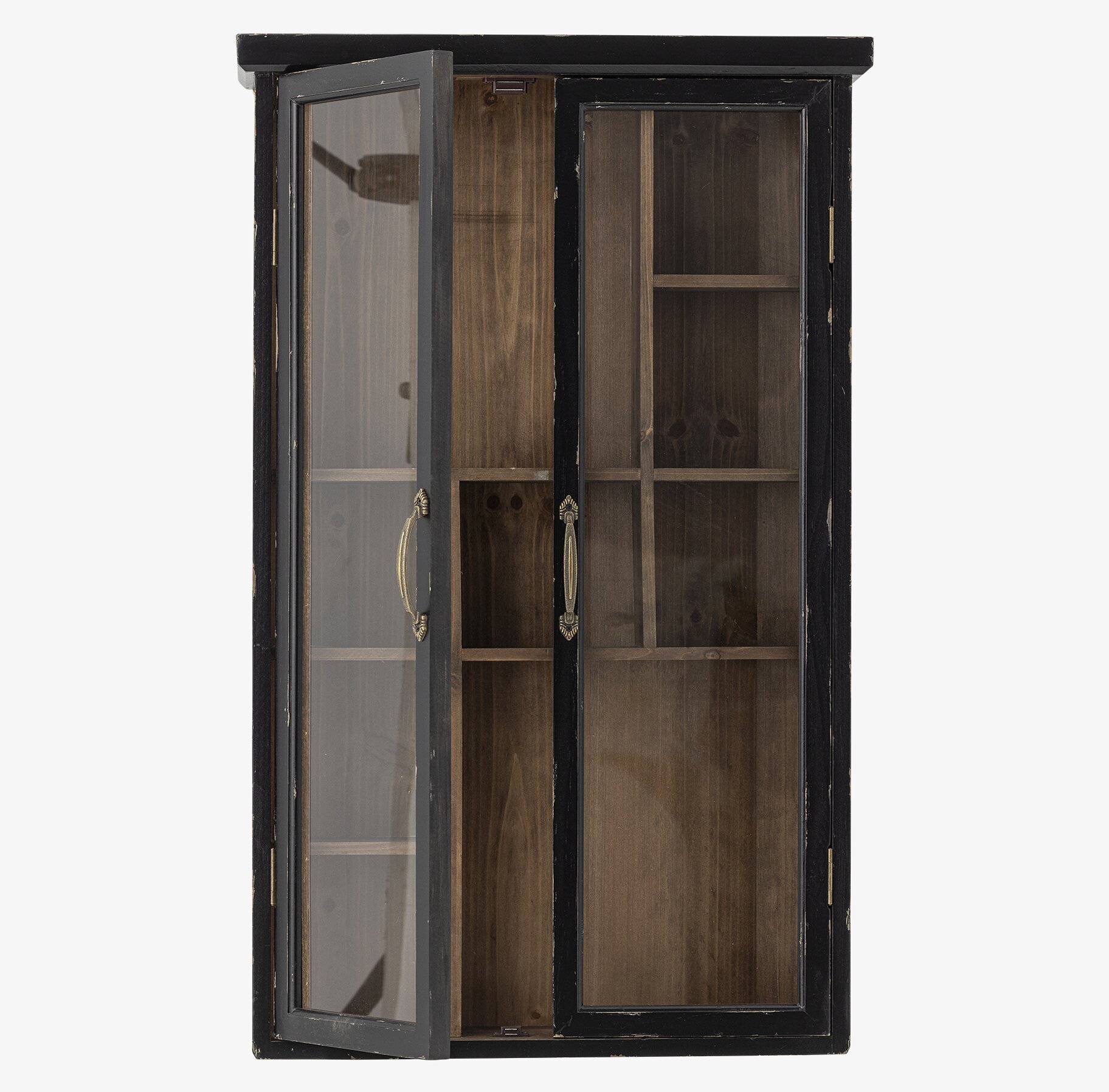 Väggskåp Hazem Svart Bloomingville Skåp (ej för nycklar eller medicin) Vägghyllor som mer är en möbel