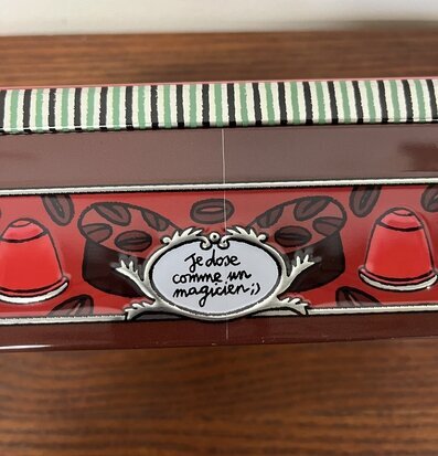 Plåtburk Kaffedosetter (fynd-id 1) Derriére la porte