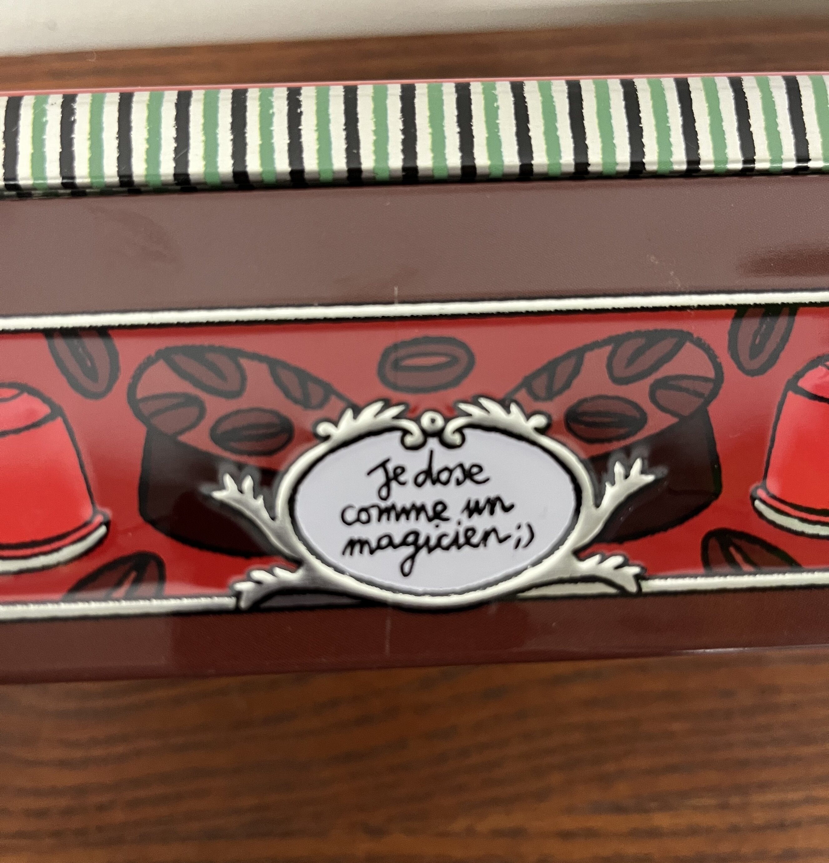 Plåtburk Kaffedosetter (fynd-id 2) Derriére la porte