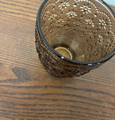 Saint-Émilion Reliefglas - Honung (fynd-id 3) Chic Antique