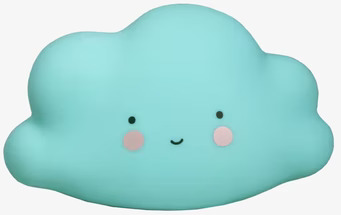 Bild av mjuk blå molnlampa för barnrum och dekoration