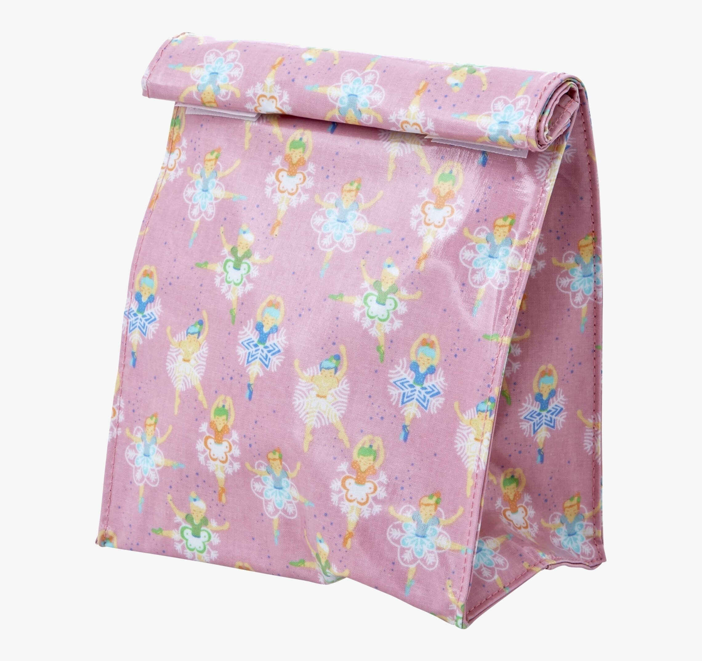 Lunchbag Isolerad från Rice med ballerinafigurer och prickar