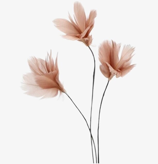 Fjäder Trådad Blom Mullvad A Lot Decoration Övrig prydnad/dekoration för inredning innemiljö