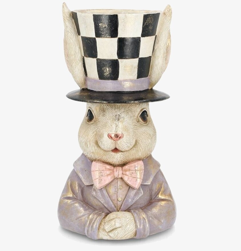 Byst Kanin Hatt Cirkus A Lot Decoration Kaniner för prydnad/dekoration Prydnadskaniner Dekorationskaniner Bunnys dekoration