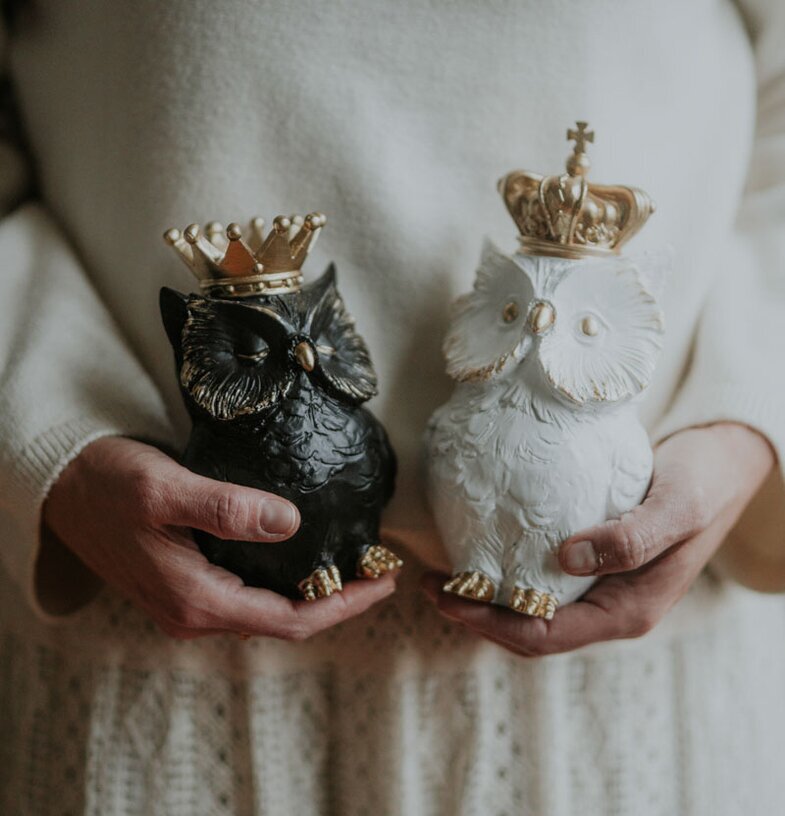 Dekoration Uggla Krona Mix A Lot Decoration Ugglor för prydnad Övrig prydnad/dekoration inredning innemiljö