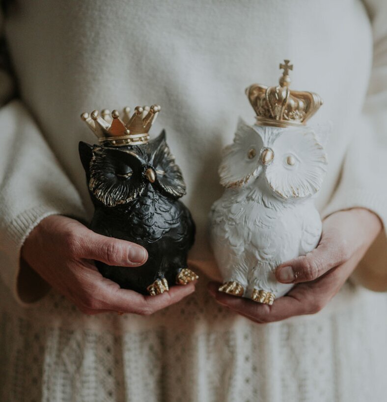 Dekoration Uggla Krona Mix A Lot Decoration Ugglor för prydnad Övrig prydnad/dekoration inredning innemiljö