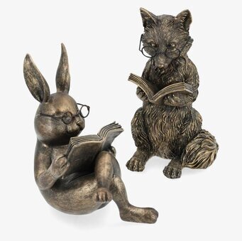 Dekoration Läsande Räv & Kanin Mix A Lot Decoration Övrig prydnad/dekoration för inredning innemiljö