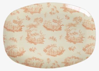 Tallrik Melamin Toile de rice Print Rice Tallrikar Djupa tallrikar (ej skål) Desserttallrikar Assietter Barntallrikar Picknicktallrikar