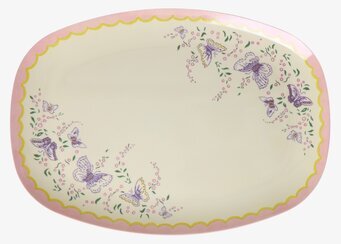 Tallrik Melamin Spread Your Wings Print Sale price Rice Tallrikar Djupa tallrikar (ej skål) Desserttallrikar Assietter