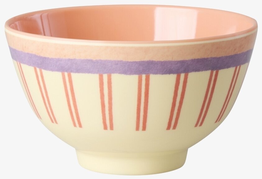 Liten Skål Stripey Love Print Rice Skålar att äta ur tilltugg Såskannor/Vispskål servering Matlådor Förvaring av