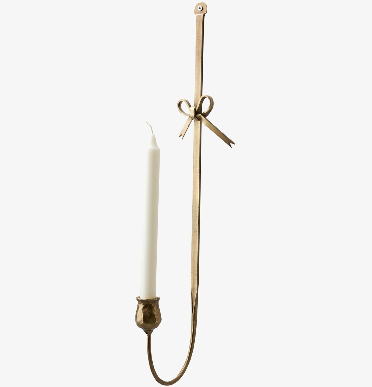 Väggljusstake Mässing 57cm Affari Ljusstakar Adventsstakar Ljushållare Ljushyllor