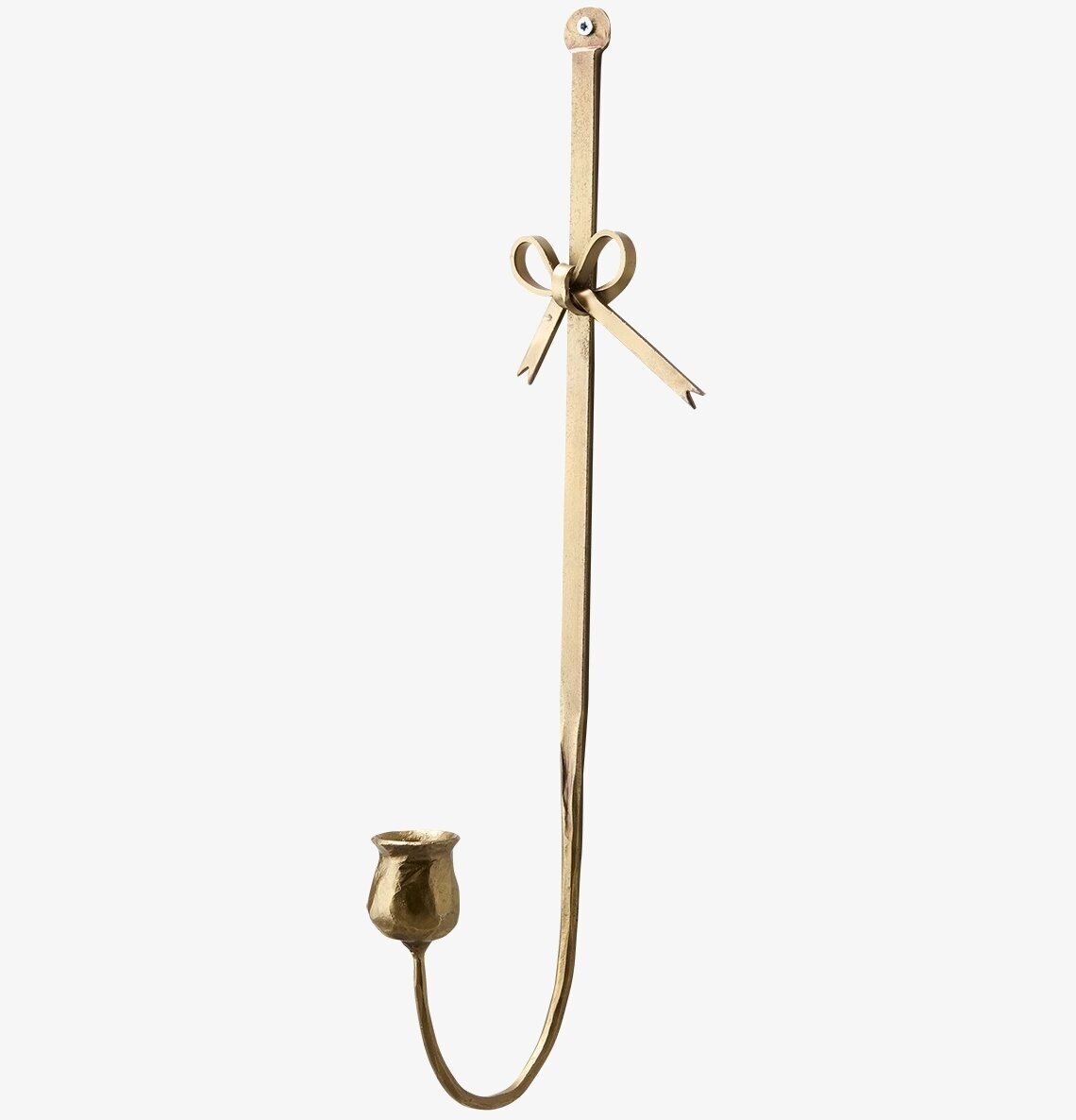 Väggljusstake Mässing 46cm Affari Ljusstakar Adventsstakar Ljushållare Ljushyllor