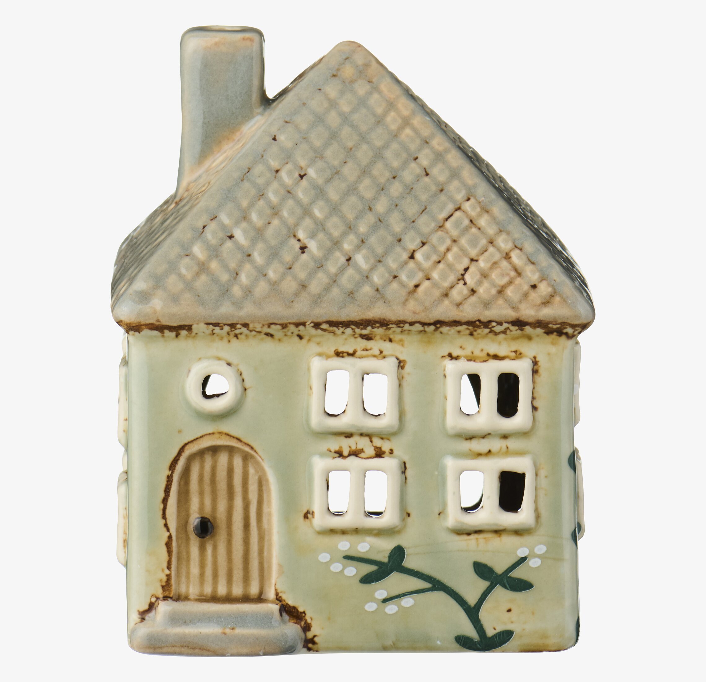 Ljuslykta Nyhavn Mini Grön/Grå IB Laursen Lyktor Endless Light Ljuslyktor