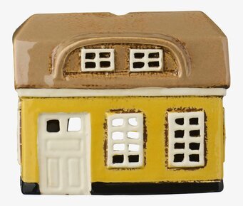 Ljuslykta Hus Ebeltoft Gul IB Laursen Lyktor Endless Light Ljuslyktor