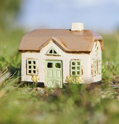 Ljuslykta Hus Ebeltoft Beige IB Laursen Lyktor Endless Light Ljuslyktor