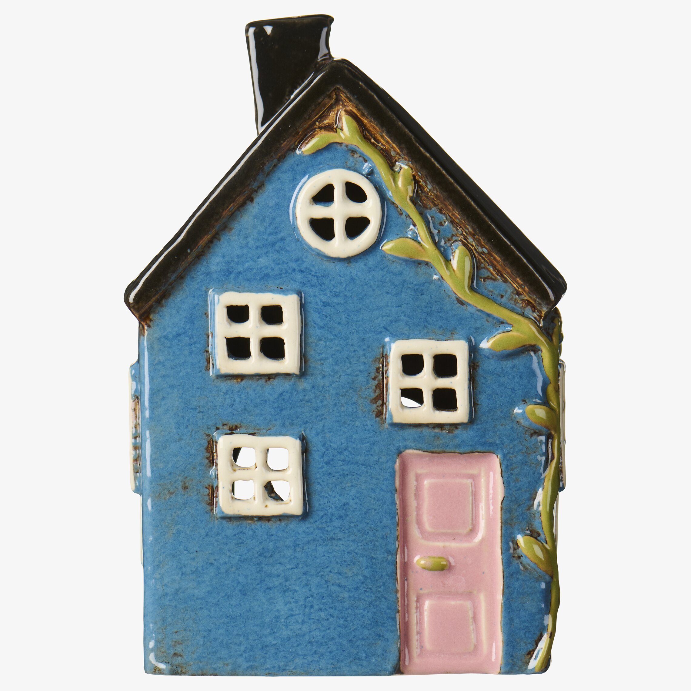 Ljuslykta Hus Nyhavn Blå IB Laursen Lyktor Endless Light Ljuslyktor