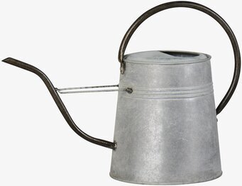 Foto: Grå vattenkanna i metall med lång pip, 2,3 l