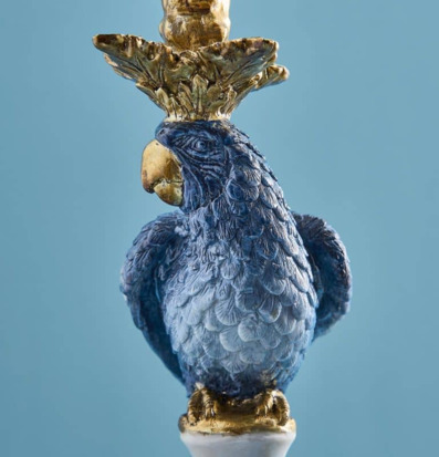 Ljusstake Papegoja Blå Werner Voss Ljusstakar Adventsstakar Ljushållare Ljushyllor