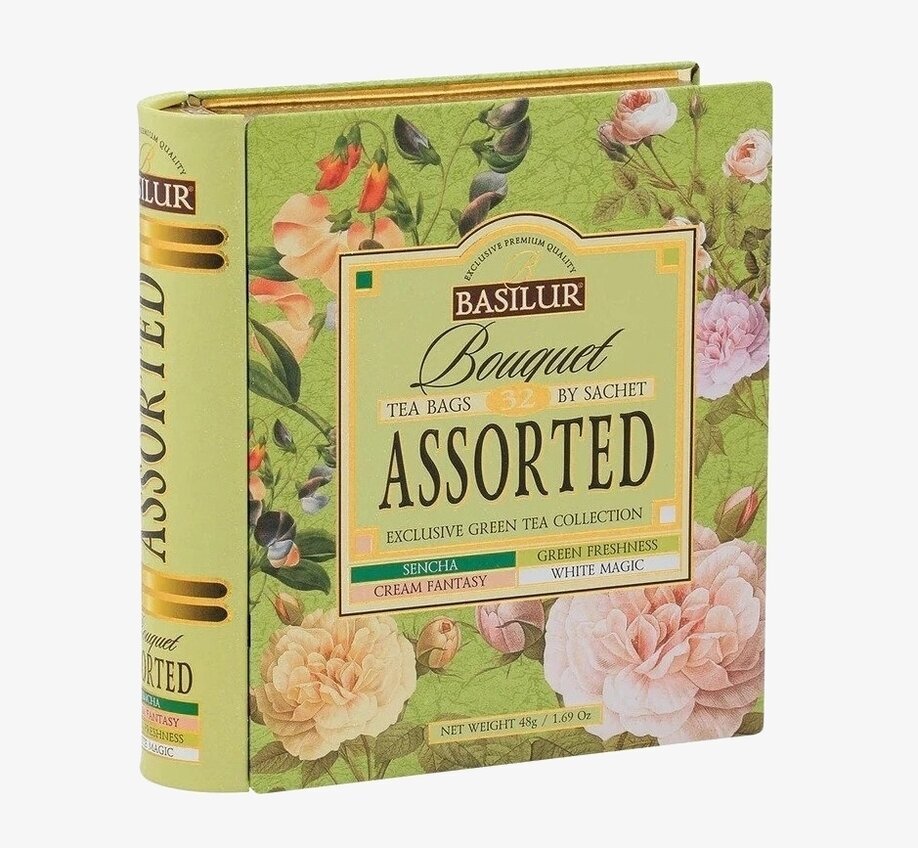 Basilur Bouquet Tea Plåtburkar Metallburkar