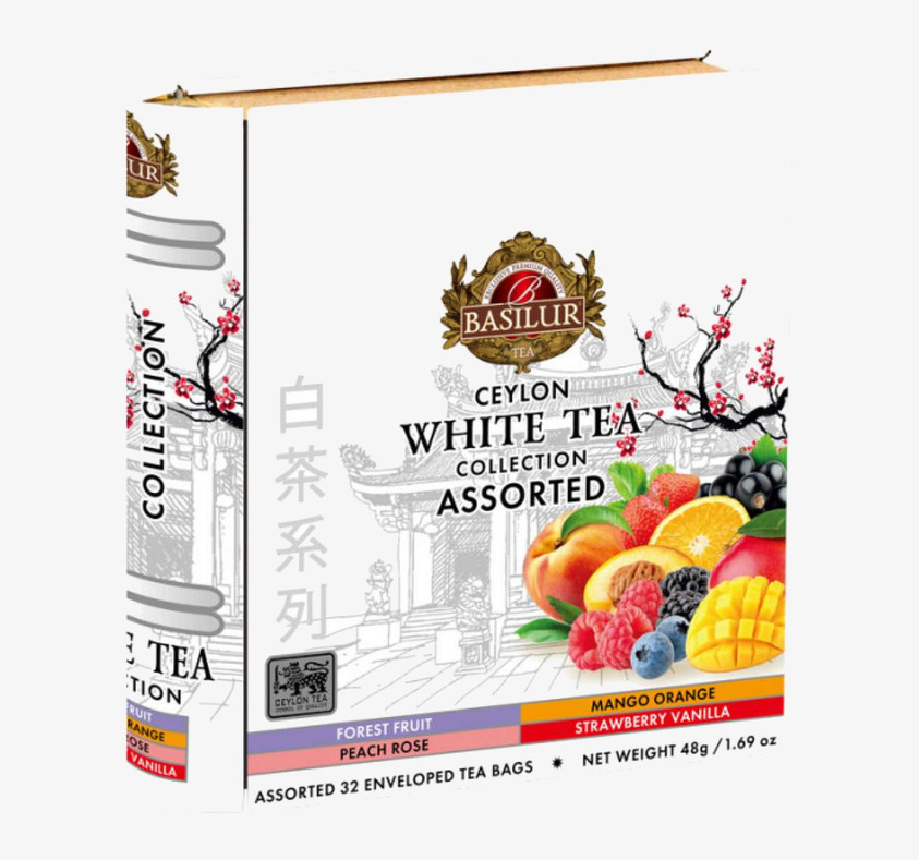 Basilur Ceylon White Tea Collection Plåtburkar Metallburkar
