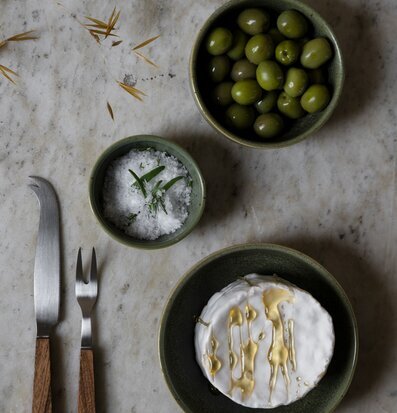 Skål Ernst Grön/Natur Ø14cm Ø11cm Skålar att äta ur tilltugg Såskannor/Vispskål servering Matlådor Förvaring av lunch/mat