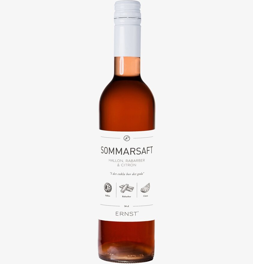 Ernst Sommarsaft - Hallon, Rabarber & Citron Övrig prydnad/dekoration för inredning innemiljö