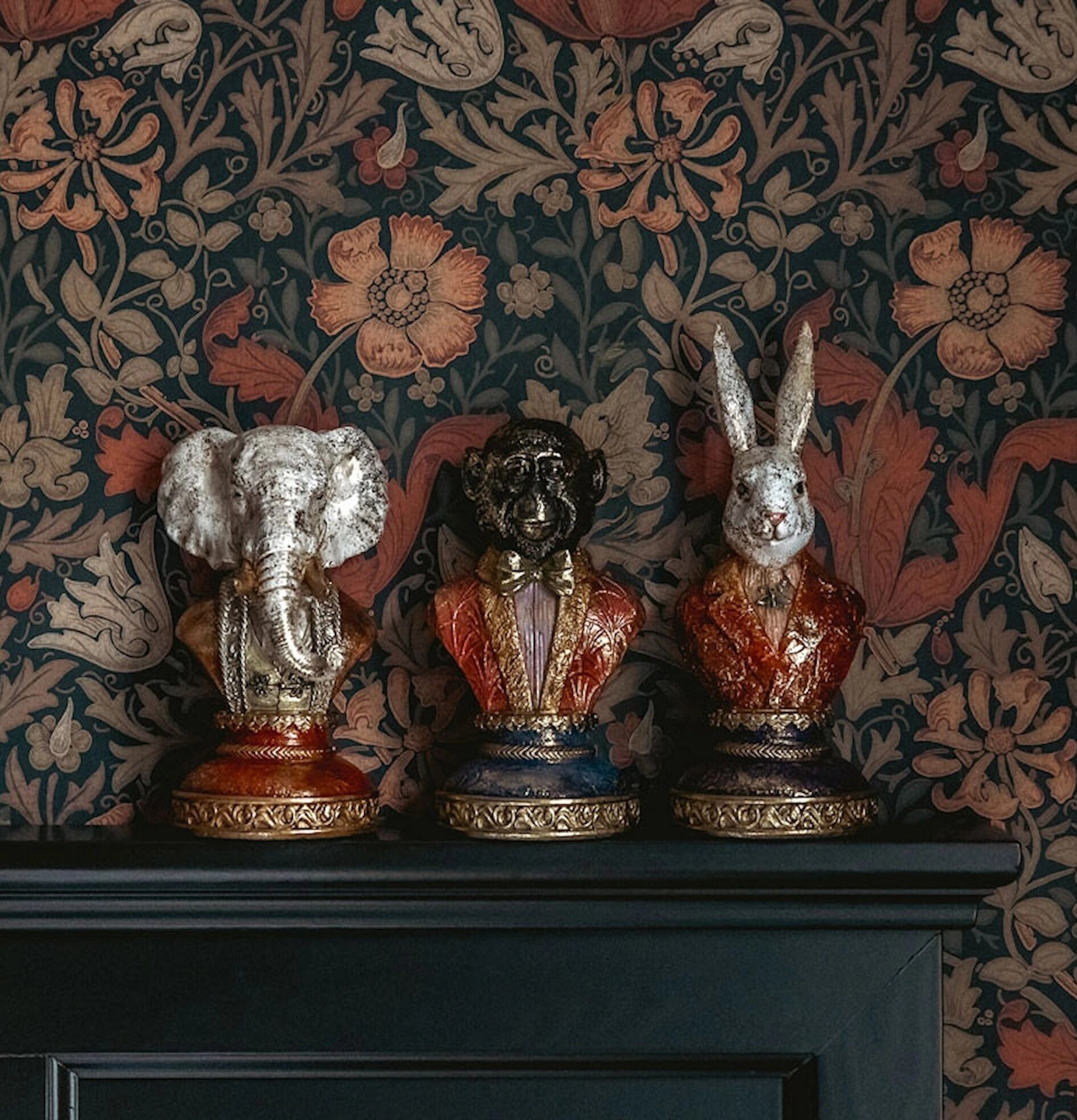 Byst Apa Elefant Kanin A Lot Decoration Byster Övrig prydnad/dekoration för inredning innemiljö