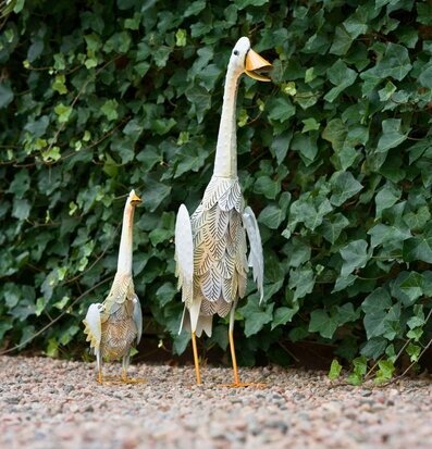 Anka Hamrad Plåt 55cm 35cm Different Design Fåglar för prydnad/dekoration Prydnadsfåglar Dekorationsfåglar Övrig inredning utemiljö