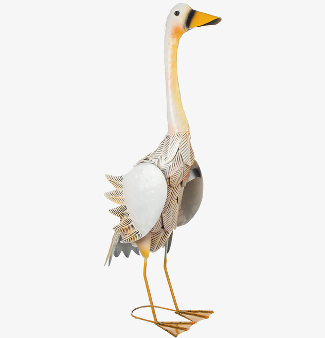 Anka Hamrad Plåt 55cm Different Design Fåglar för prydnad/dekoration Prydnadsfåglar Dekorationsfåglar Övrig inredning utemiljö