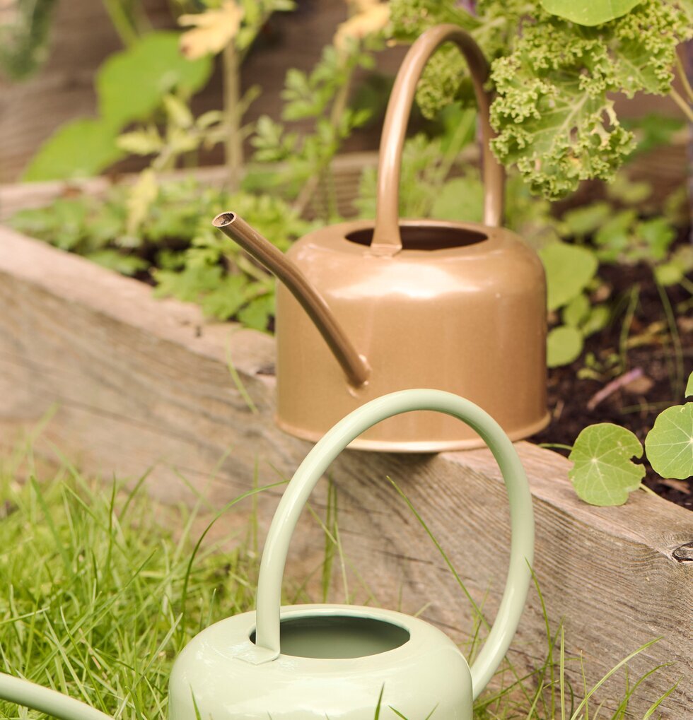 Vattenkanna Guldbrun 0,9 liter IB Laursen Vattenkannor för inomhusbruk utomhusbruk