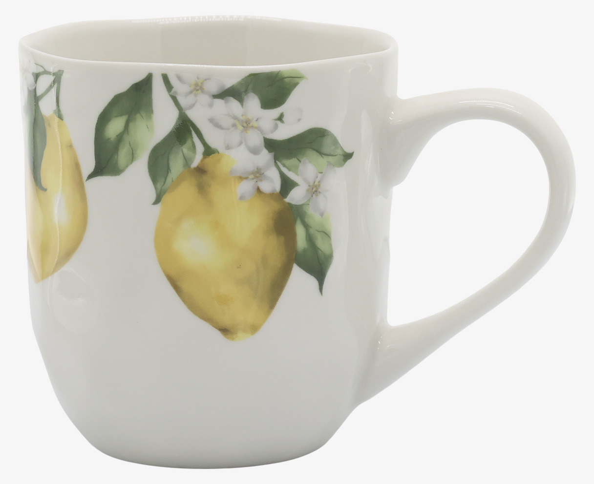 Mugg Maison Lemon Chic Antique Muggar/koppar i porslin, keramik, papper eller biologiskt material organiskt ekologiskt Termomuggar