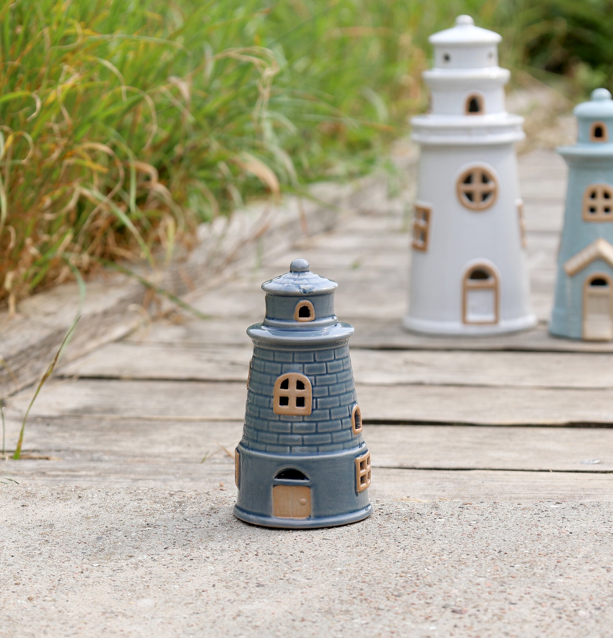 Fyr Keramik LED Ocean Chic Antique Lampor Taklampor Golvlampor Bordslampor LED-lampor Ledlampor Fönsterlampor Ljusslingor för dekoration