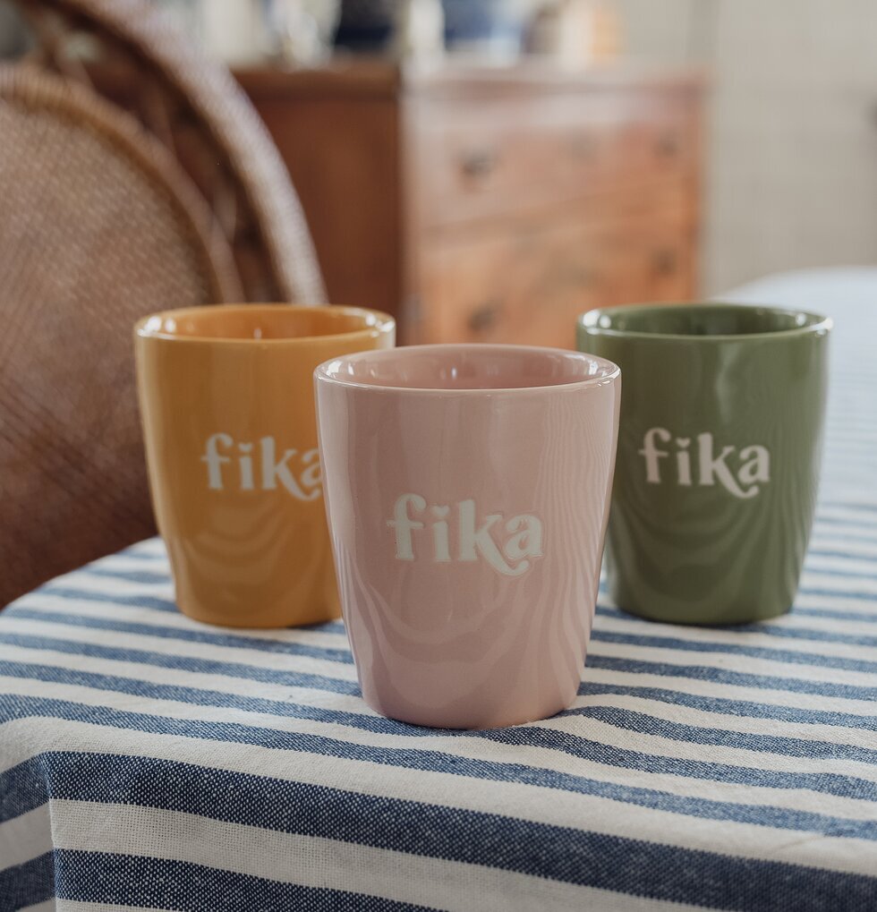 Majas Mugg Fika Cottage Muggar/koppar i porslin, keramik, papper eller biologiskt material organiskt ekologiskt Termomuggar utan