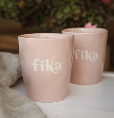 Majas Mugg Fika Cottage Muggar/koppar i porslin, keramik, papper eller biologiskt material organiskt ekologiskt Termomuggar utan