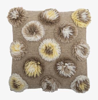 Prydnadskudde Somma Beige Bloomingville Kuddar Innerkuddar Kuddfodral