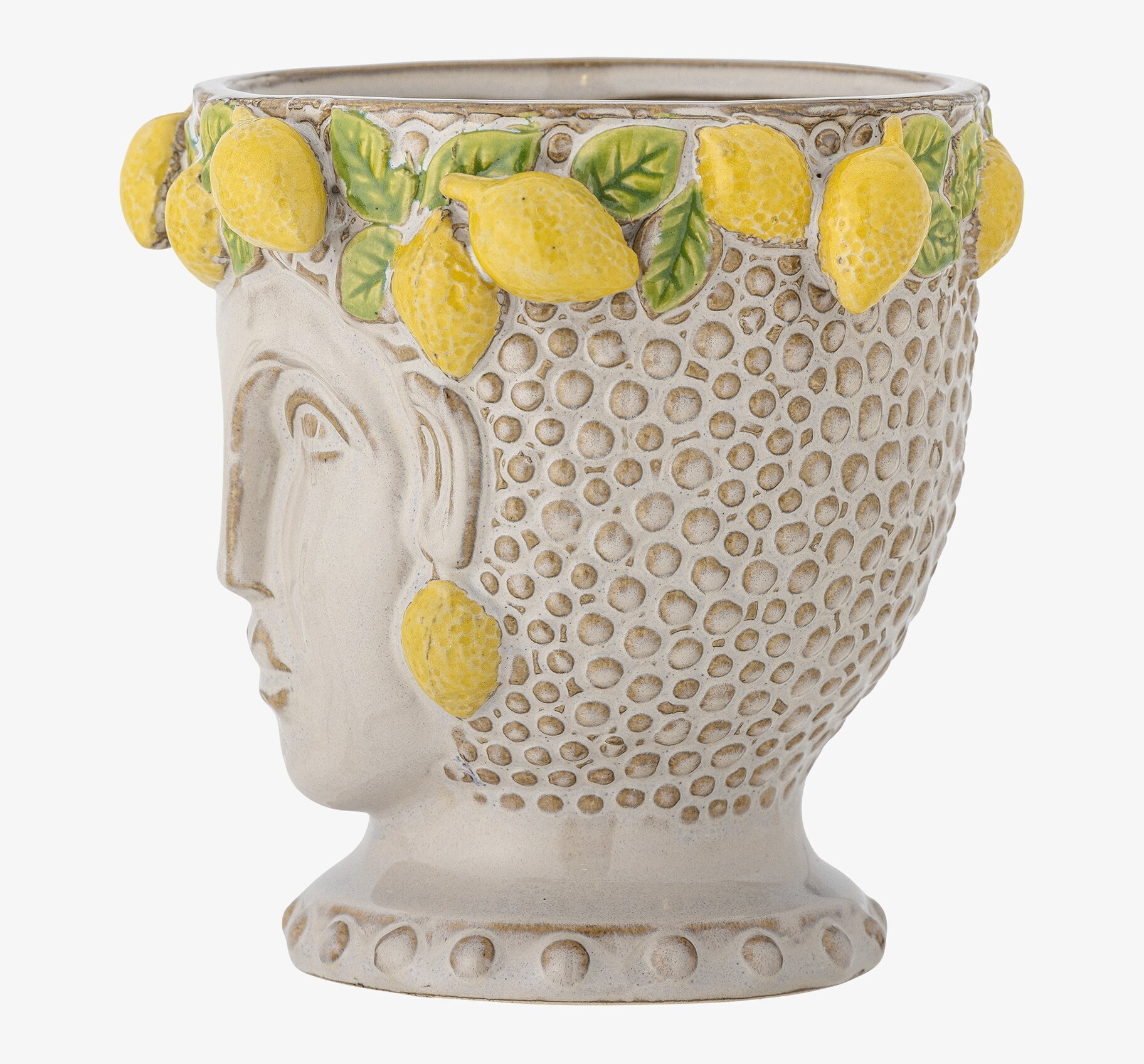 Kruka Limone Stengods Bloomingville Krukor Örtkrukor Glaskrukor