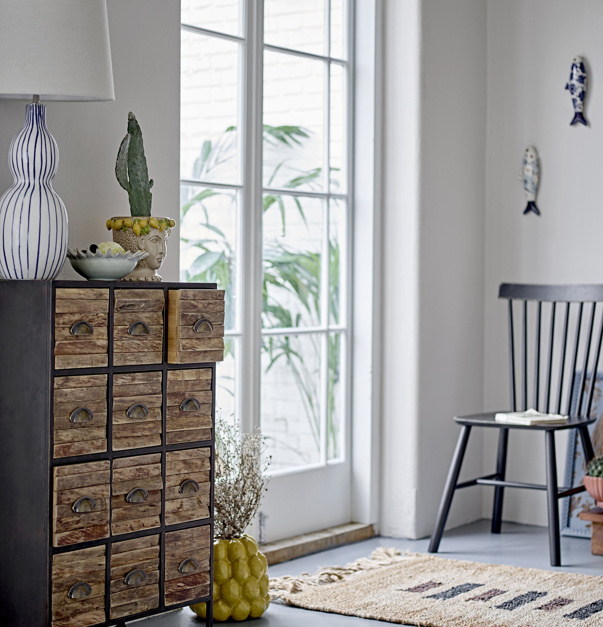 Kruka Limone Stengods Bloomingville Krukor Örtkrukor Glaskrukor