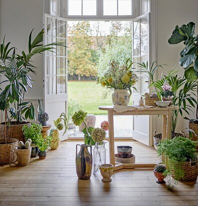 Kruka Limone Stengods Bloomingville Krukor Örtkrukor Glaskrukor