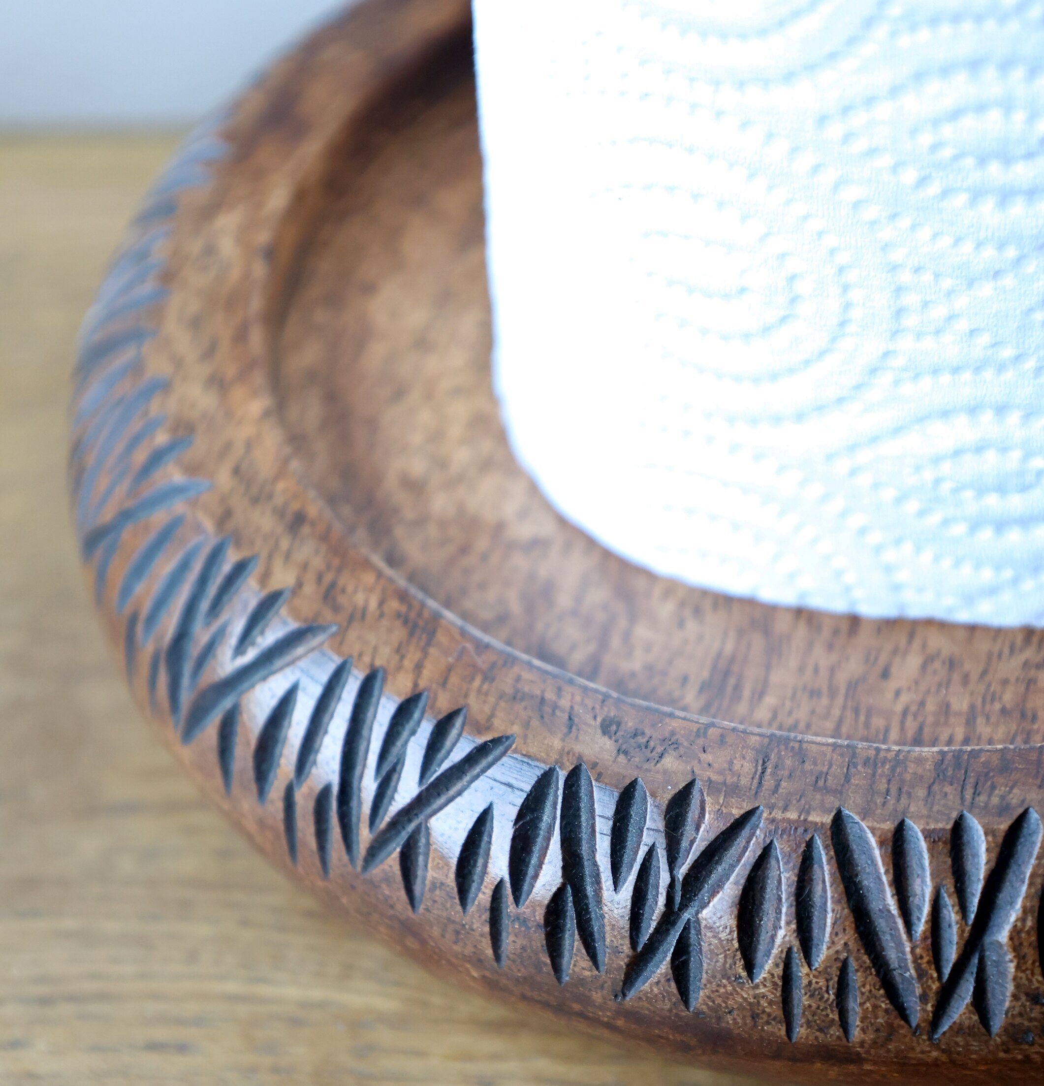 Pappershållare Hushåll Natur Chic Antique för hushållspapper