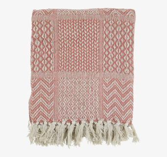 Pläd Coral Blush Chic Antique Täcken, filtar, plädar och överkast Filtar Plädar Överkast